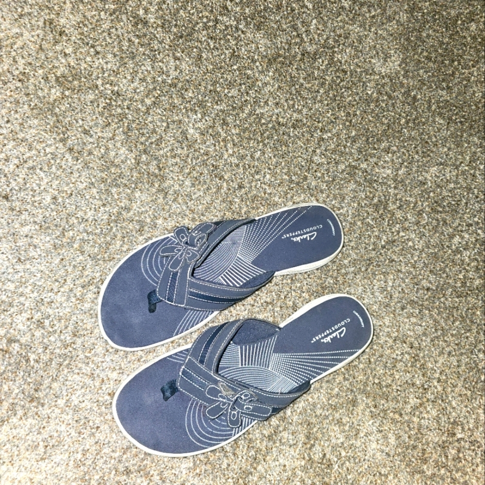 Clarks Dark Blue Sandals